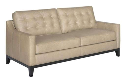 cream sofa isolated