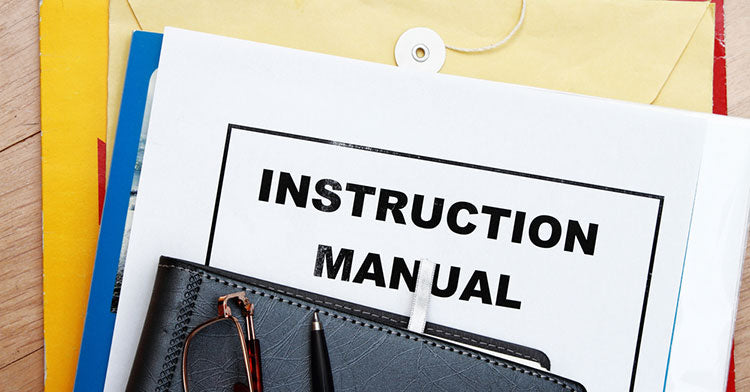 instruction manual paperwork