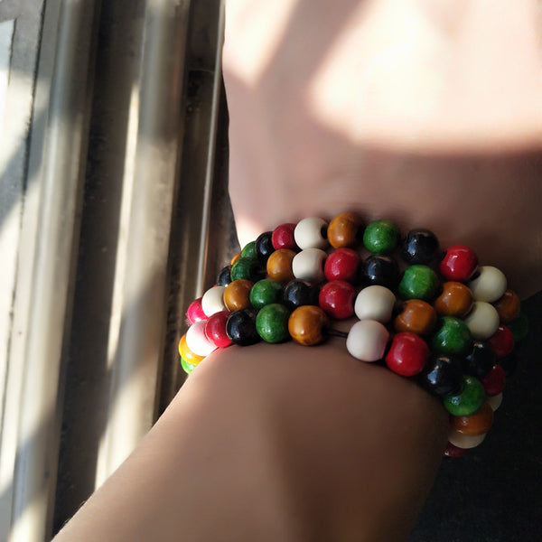 small beaded stretch bracelets
