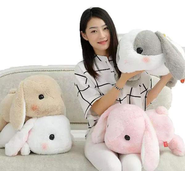 rope bunny stuffed animal long ears