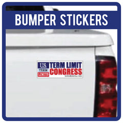 US Term Limits Bumper Stickers & Magnets
