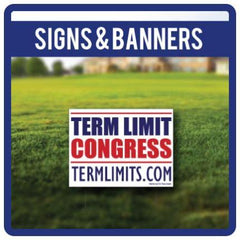 US Term Limits Signs & Banners