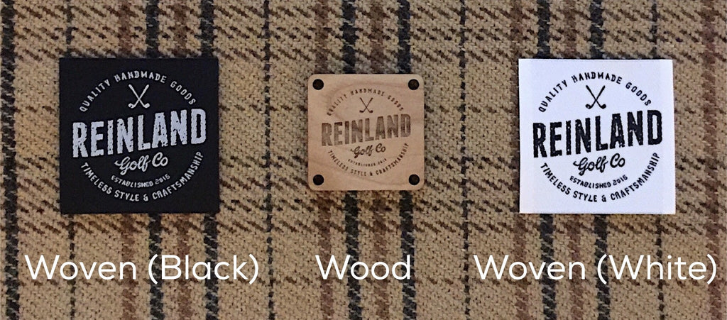 reinland golf co golf headcover labels