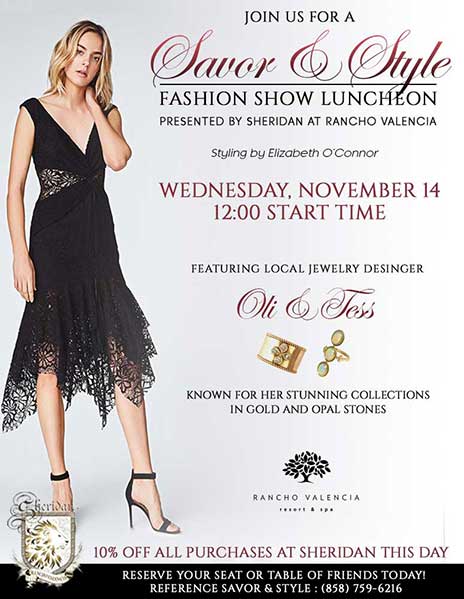 Savor & Style Fashion Event at Sheridan Boutique