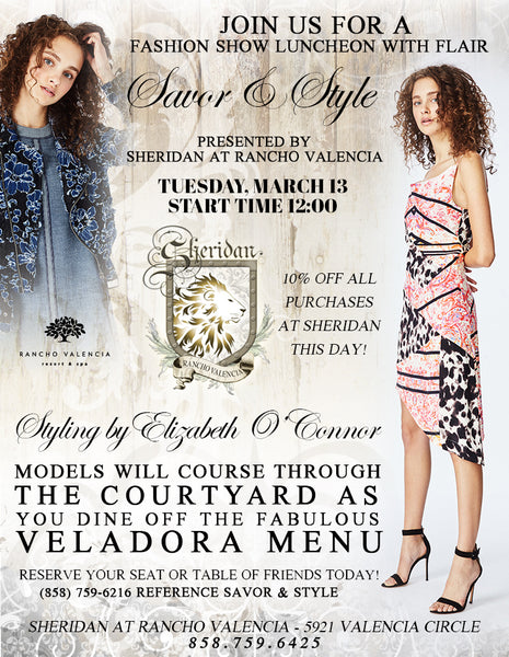 Savor & Style Fashion Event at Sheridan Boutique