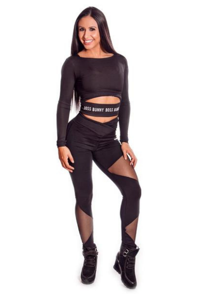 Classic Gym Crop Top with 2 Ways of 