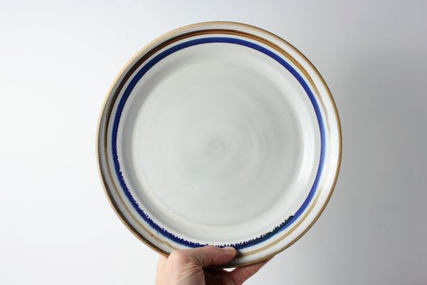 Handmade pottery dinner plate