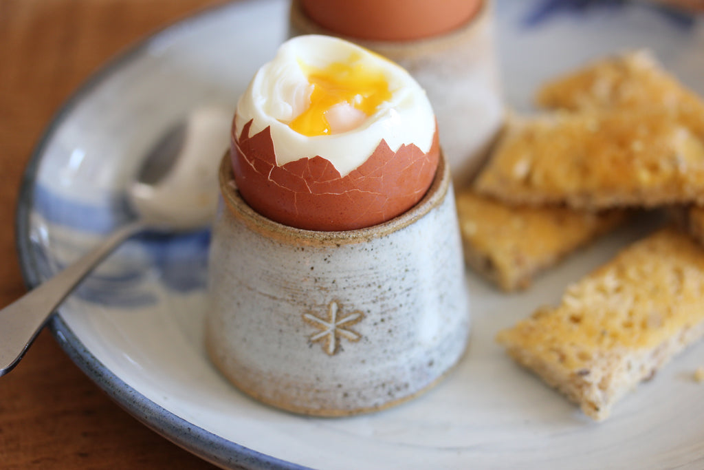 pottery egg cups