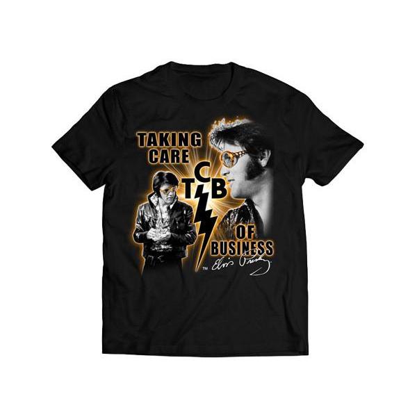 stijfheid pols Motel Elvis Shades Collage TCB T-Shirt - Graceland Official Store