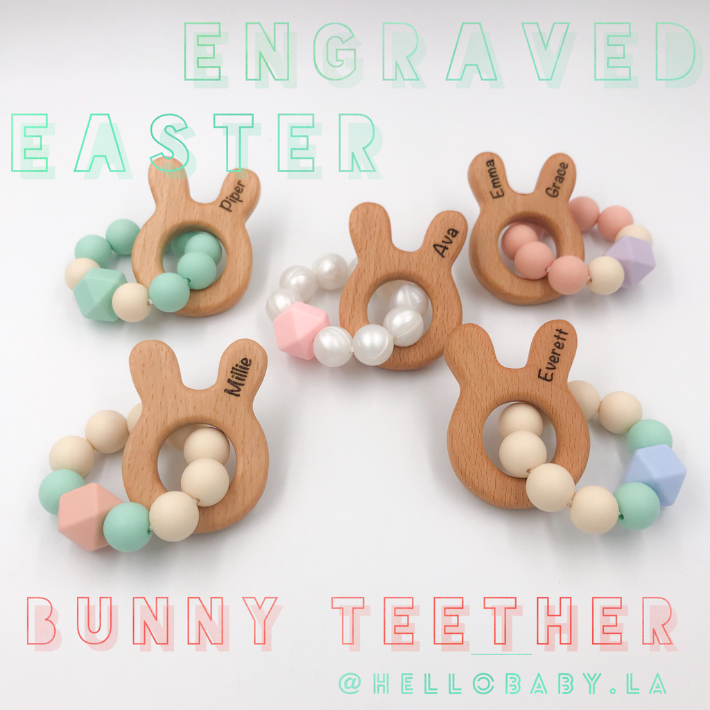 silicone bunny teether