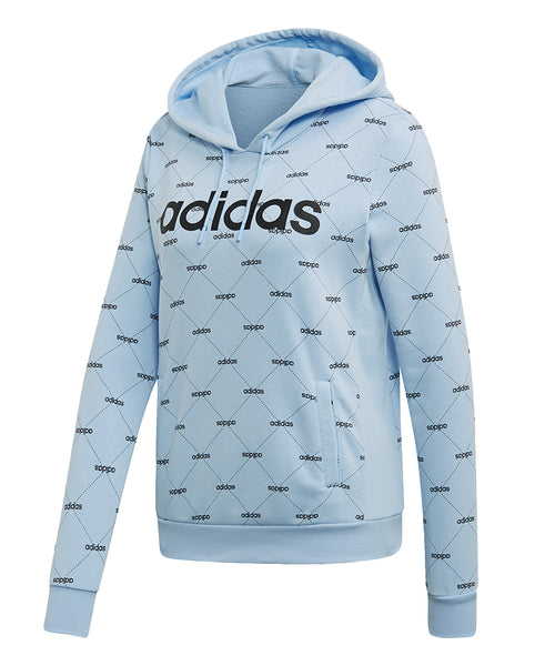 adidas women's hoodie blue
