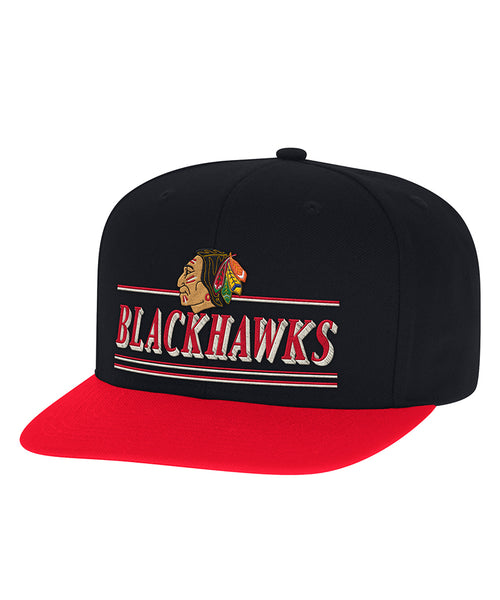 chicago blackhawks flat cap