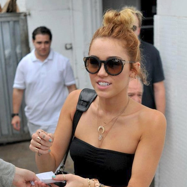 Miley Cyrus Style Oversized Round Celebrity Sunglasses Cosmiceyewear