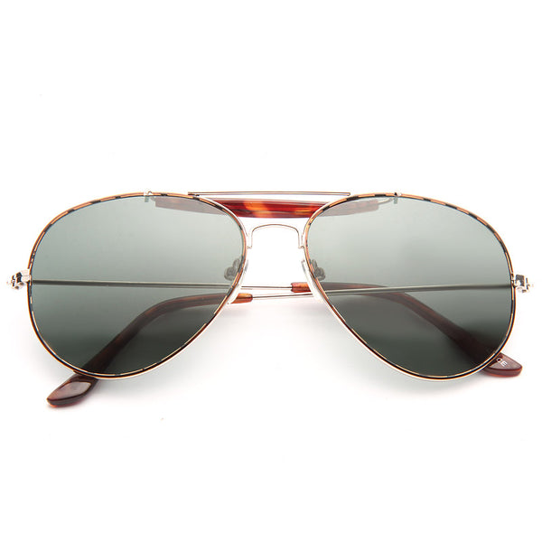 Classic 56mm Solid Aviator Sunglasses Cosmiceyewear