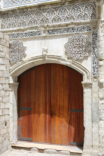Carved Door in Tangier, Morocco