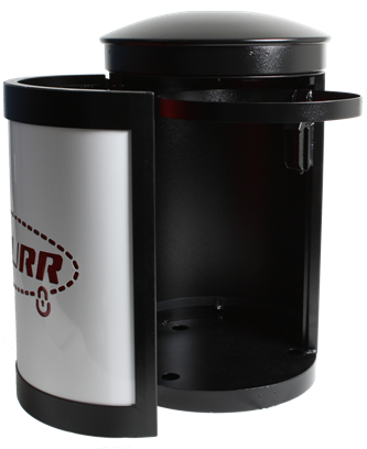 Securr Outdoor Trash Cans and Recycle Bins…Made in the USA