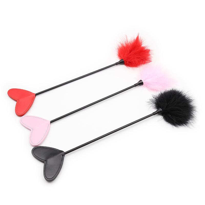 The Room Of Doom's 'Tickle Your Fancy' Heart Paddle and Tickler - Red