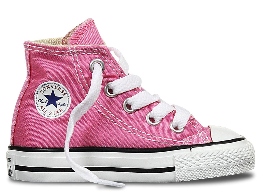 converse all star hi pink canvas