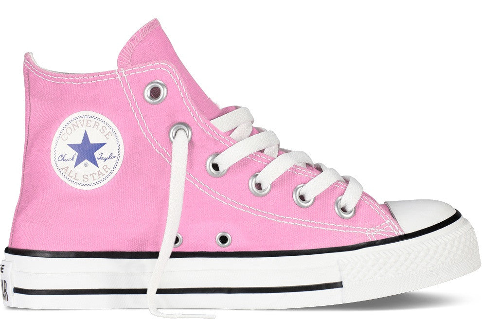 converse all star hi pink canvas