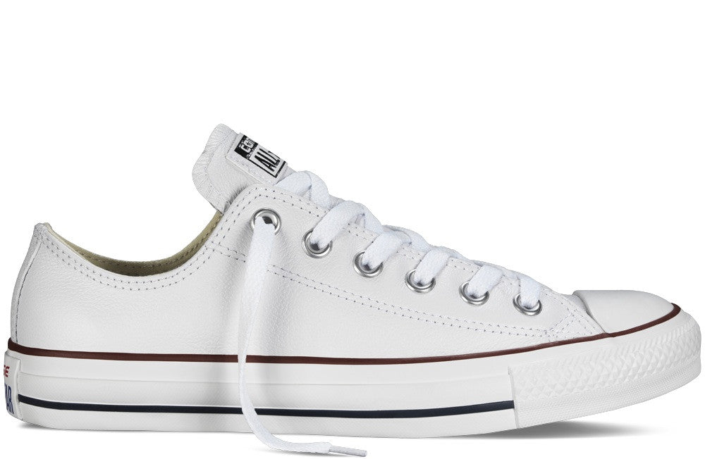 Converse Adult ALL STAR Low Leather White – Sesto Shoex