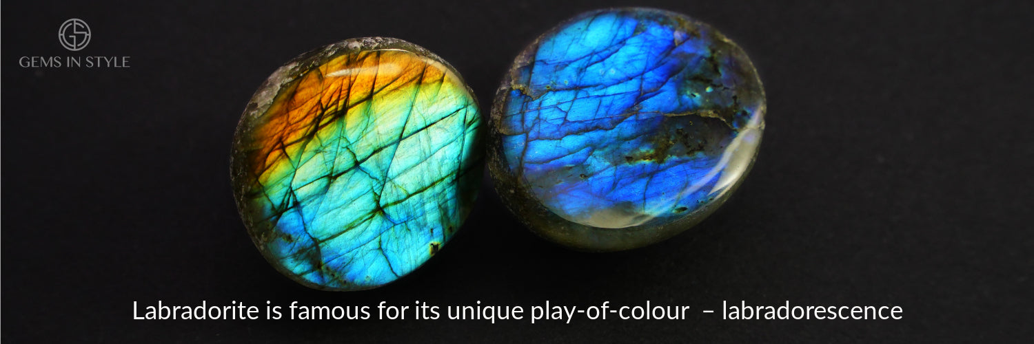 Labradorite gemstones. Gems In Style Jewellery.