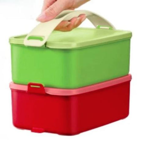 Tupperware - Tupperware Click And Go 1.5L Set Of 2 With Handle