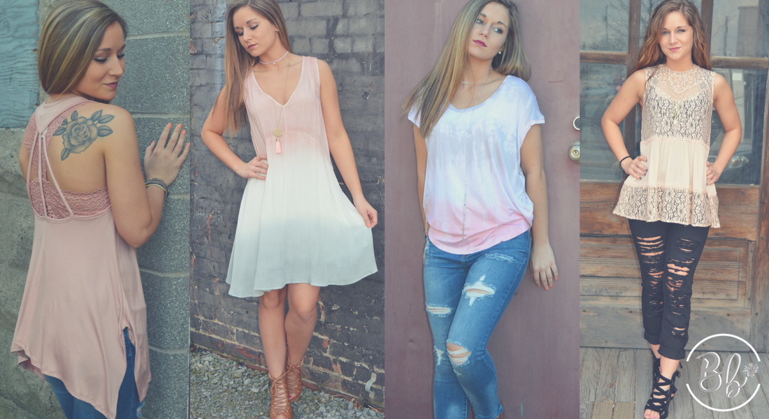 Blush Spring Style Collection | B'Dazzled Boutique | Online Women's Fashion Boutique