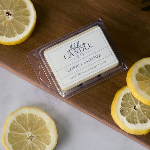 Lemon & Lavender Soy Wax Melts by Abboo Candle Co