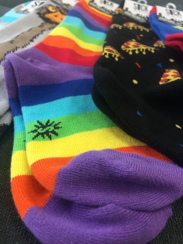 sock it to me rainbow socks