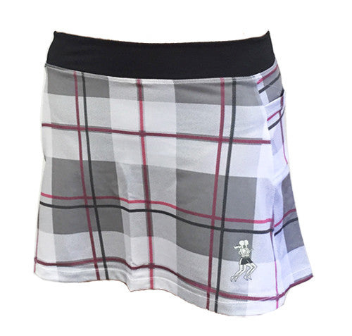 pink plaid athletic skirt