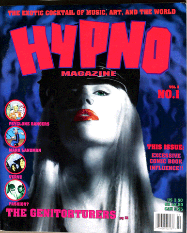 Hypo magazine number one, Jack Kirby Interview, alternative art, punk rock and comic book fashion t-shirts