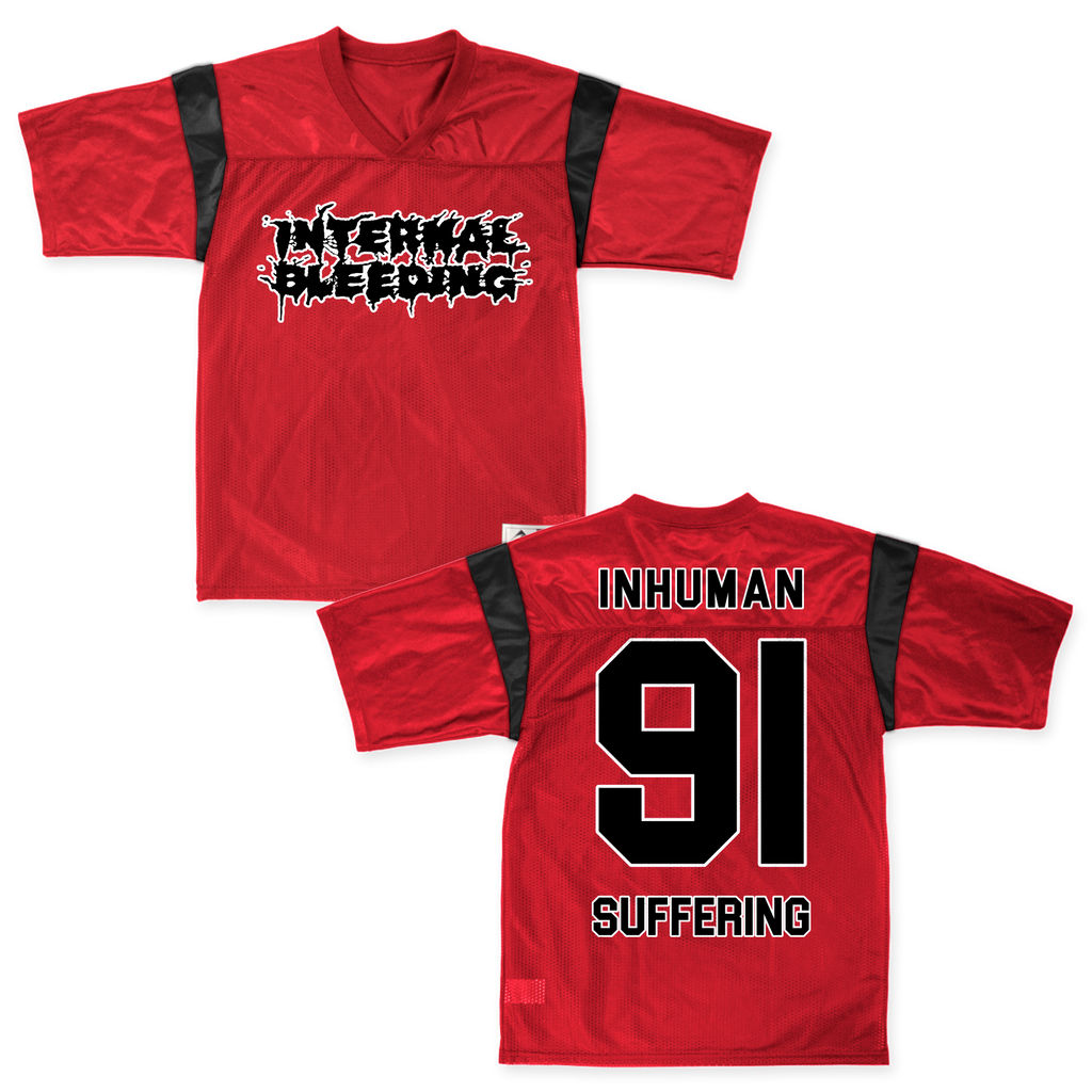 Download Internal Bleeding "Inhuman 91" Football Jersey - Massacre ...