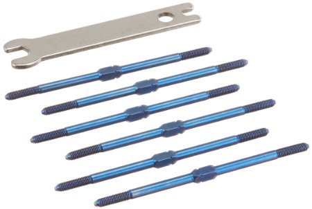 Team Associated 1280 Titanium GT/T3/T2 Turnbuckle Set, Blue