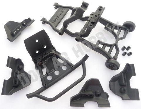 Traxxas Stampede 4x4 VXL WHEELIE BAR / FRONT BUMPER / SHOCK GUARDS (Skids (6708)
