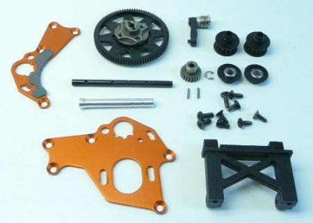 HPI 1/10 Sprint 2 Sport MOTOR MOUNT 90T SPUR 23T PINION GEAR 15T PULLEY BELT SET