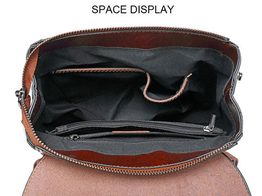 Leather Backpack Purse for Women