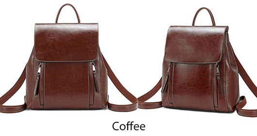 Leather Backpack Purse for Women