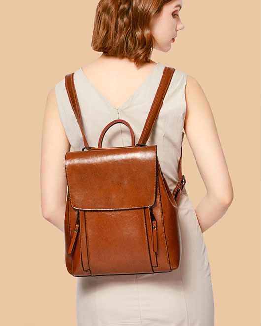 Leather Backpack Purse for Women