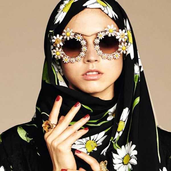 Modest Fashion Mall blog post article head coverings hijabs turbans Dolce and Gabana