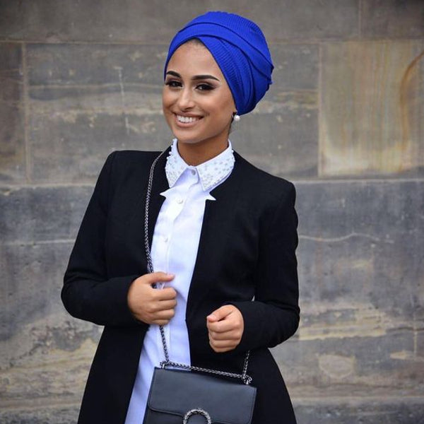 Modest Fashion Mall Head coverings head wraps turbans hijabs 5 Simple and Professional Ways to Rock Headwraps to Work style 2