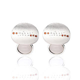 Daniel Vior Silver moonstone soro stud earrings