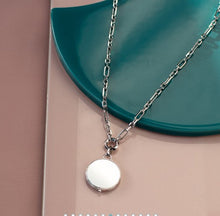 Load image into Gallery viewer, Revival Astoria Figaro Chain Link Locket Necklace Necklaces Kit Heath   
