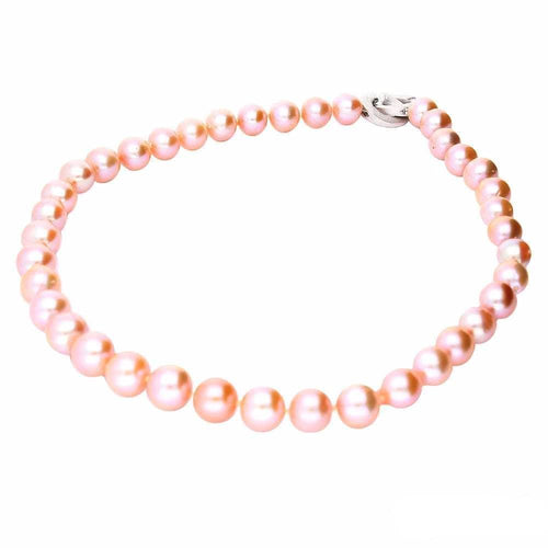 Pink freshwater 12mm pearl necklace Neckwear Rock Lobster   