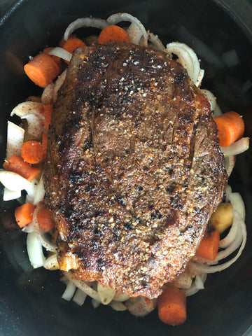 Chuck roast and veggies 