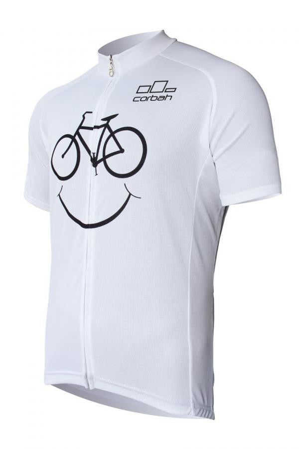 white cycling jerseys