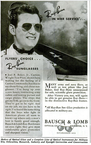 Rayban Aviator In War Service