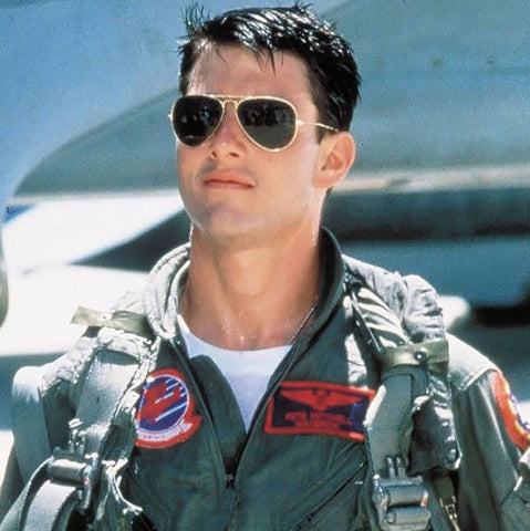 Tom Cruise Rayban Aviators in Top Gun Movie