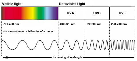 toucca kids UV light spectrum and why is UV400 important