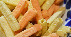 veggie stick snacks - toucca kids must haves for travel with kids