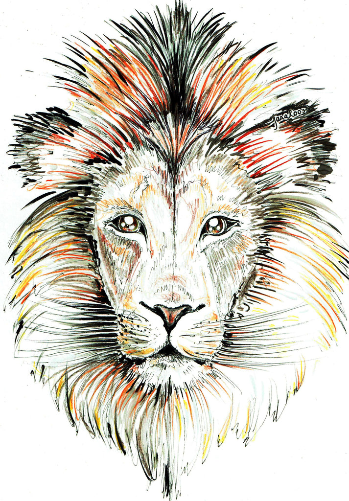 JanaRoos-illustrations-printdesign-zoo-lion
